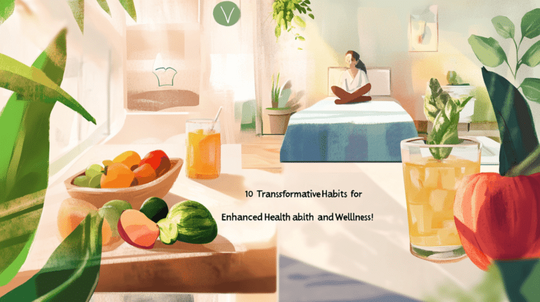 10 hábitos transformadores para una mejor salud y bienestar